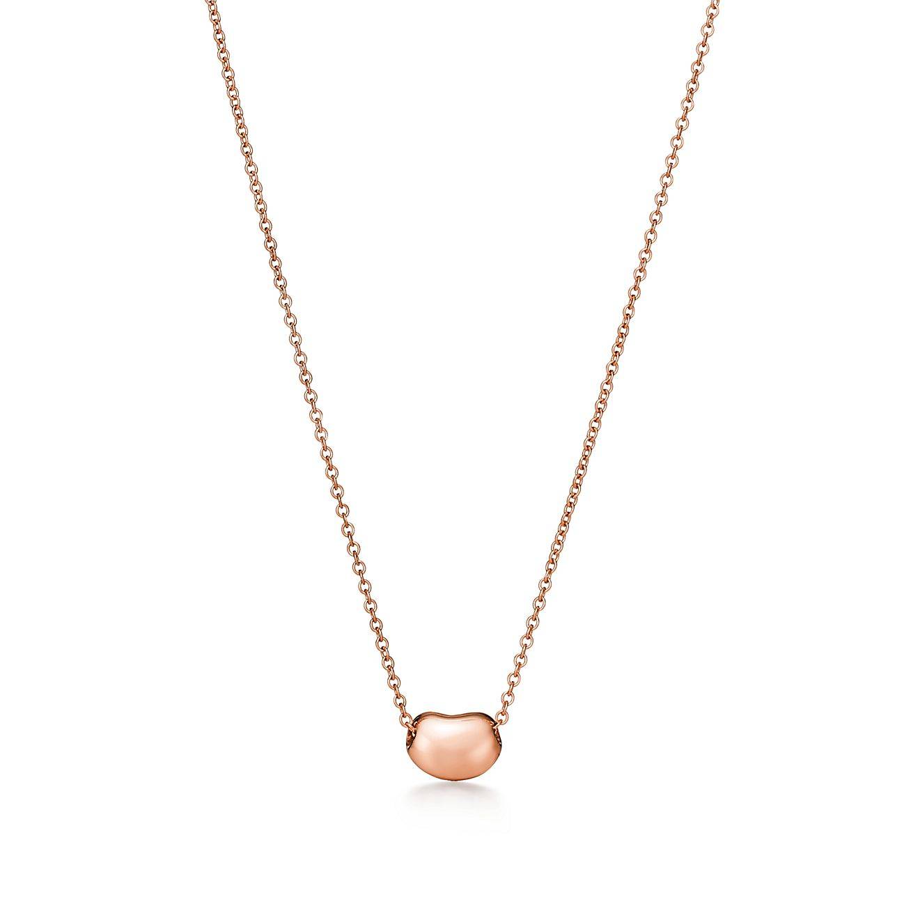 TIFFANY ELSA PERETTI® BEAN® DESIGN PENDANT IN ROSE GOLD, 6.5 MM